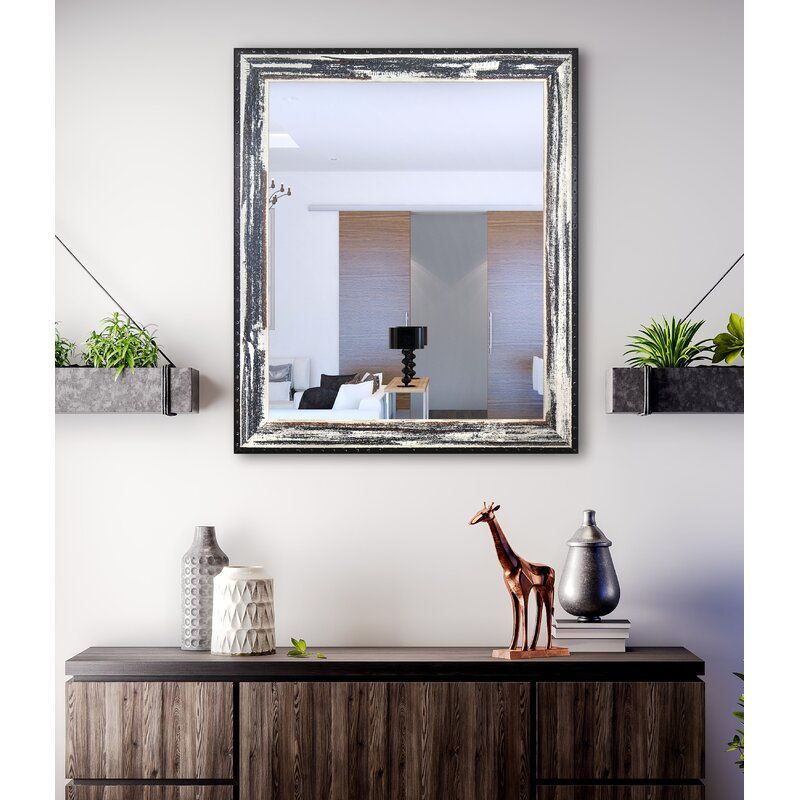 Laurel Foundry Modern Farmhouse Modern & Contemporary Distressed Accent With Diamondville Modern & Contemporary Distressed Accent Mirrors (View 7 of 15)