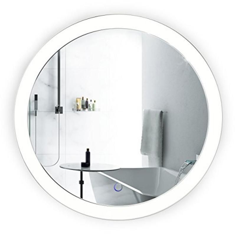 Led Bathroom Round Mirror 22 Inch Diameter | Lighted Vanity Mirror Inside Round Backlit Led Mirrors (View 15 of 15)