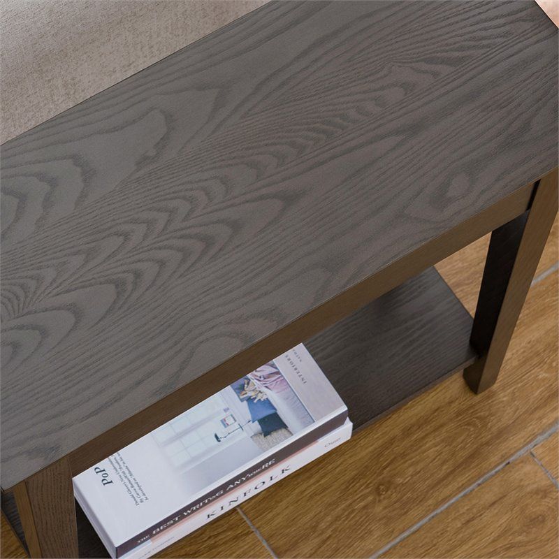 Leick Home Favorite Finds 1 Drawer End Table In Smoke Gray – 10071 Gr Within Smoke Gray Wood 1 Drawer Desks (Photo 12 of 15)