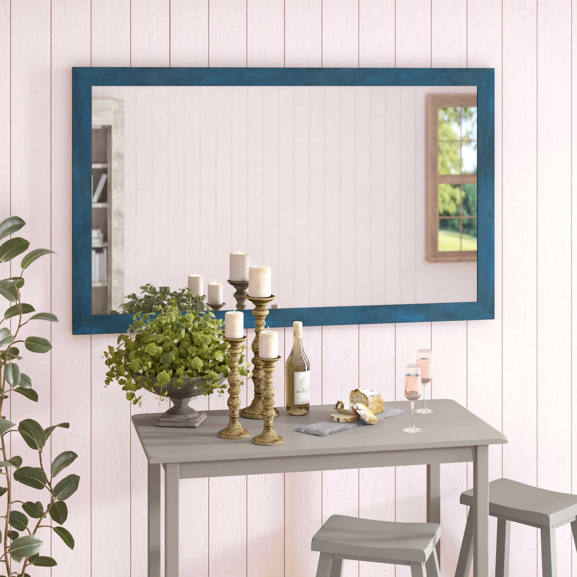 Lunt Farmhouse Modern & Contemporary Distressed Accent Mirror | Living Within Diamondville Modern & Contemporary Distressed Accent Mirrors (Photo 13 of 15)
