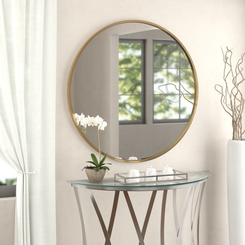 Mahanoy Accent Mirror | Accent Mirrors, Contemporary Accents, Mirror Wall Intended For Harbert Modern And Contemporary Distressed Accent Mirrors (View 6 of 15)