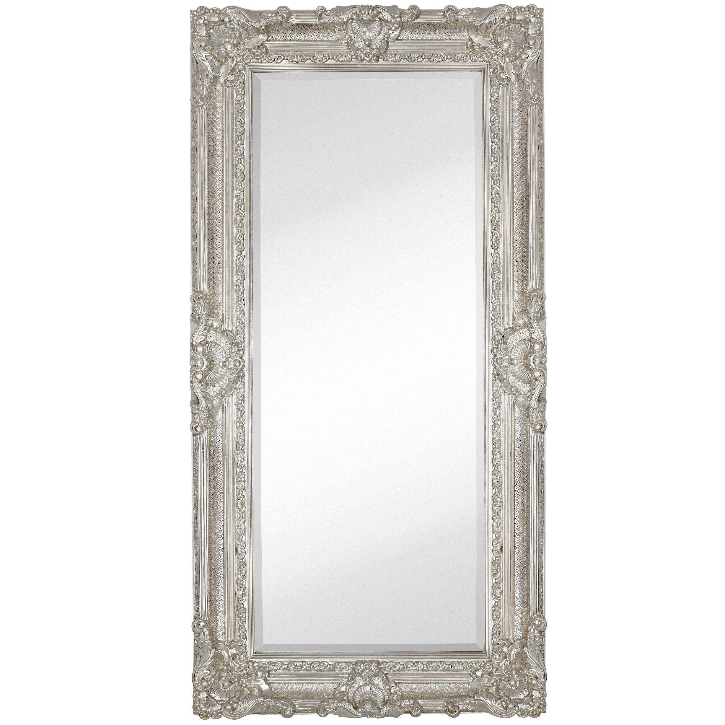 Majestic Mirror Large Traditional Polished Chrome Rectangular Beveled Within Traditional Beveled Wall Mirrors (Photo 13 of 15)