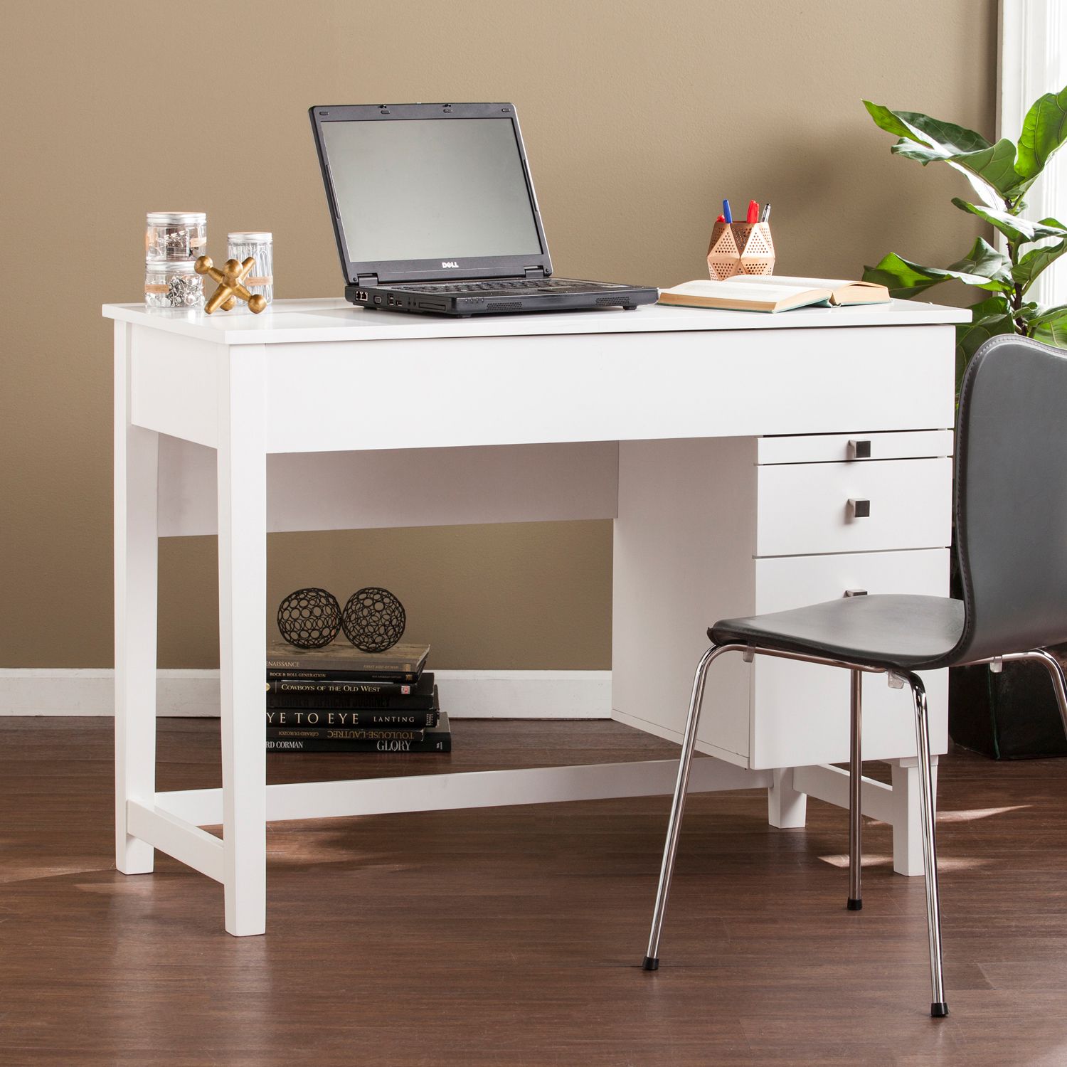 Manhattan White Adjustable Desk – Pier1 For White Adjustable Stand Up Desks (View 5 of 15)