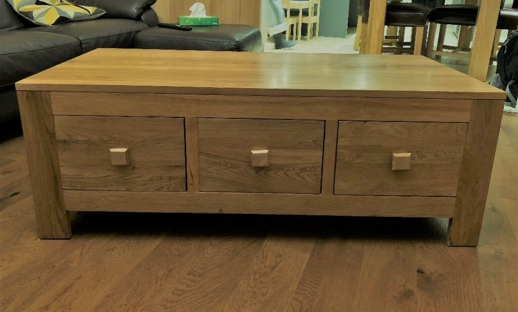 Mantis Light Natural Solid Mango 6 Drawer Storage Coffee Table | In For Natural Mango And Light Cane Desks (View 12 of 15)