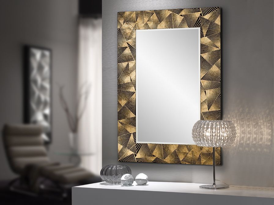 Mirror With Frame Formedinterweave Fretwork Rings, Silver Leaf And With Regard To Ring Shield Gold Leaf Wall Mirrors (View 8 of 15)
