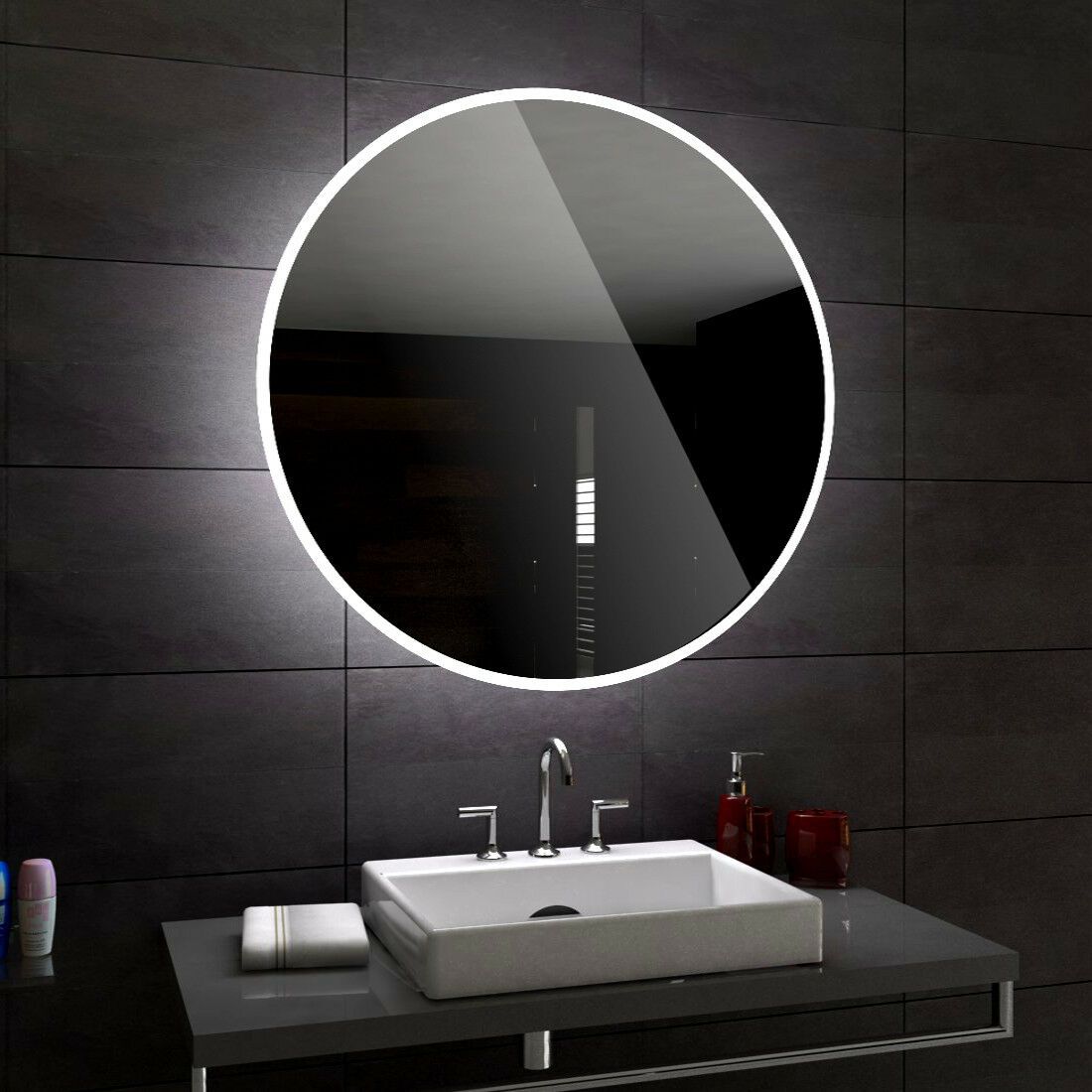 Mirrors: Round Line – Quality Kitchen Cabinet Doors Since 2005 Throughout Round Backlit Led Mirrors (View 10 of 15)