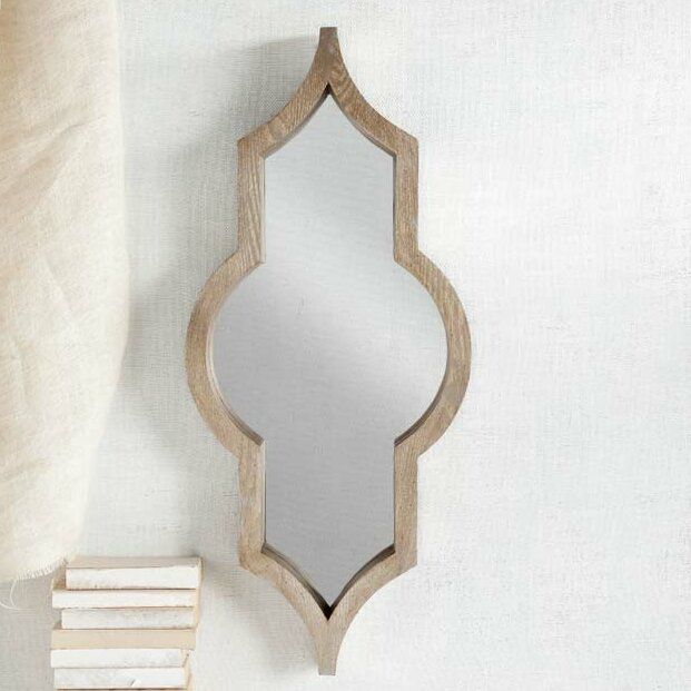 Mistana Irregular Wood Framed Wall Mirror & Reviews | Wayfair.ca For Padang Irregular Wood Framed Wall Mirrors (Photo 1 of 15)