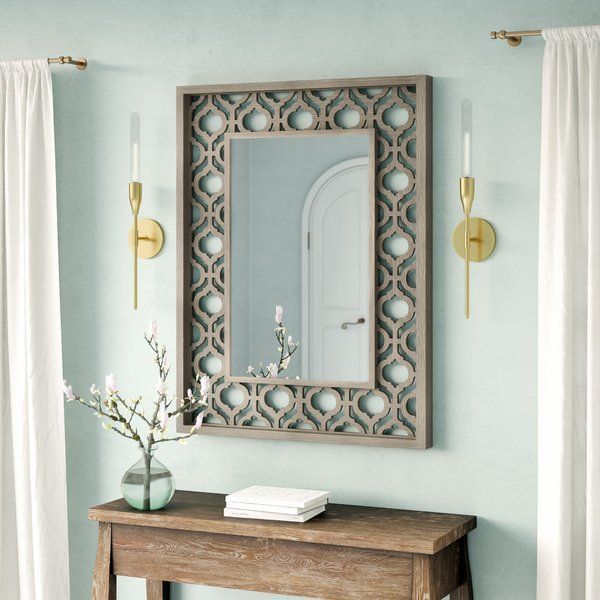 Mistana Ulus Sorbolo Rectangle Wall Mirror & Reviews | Wayfair | Accent Inside Ulus Accent Mirrors (Photo 7 of 15)