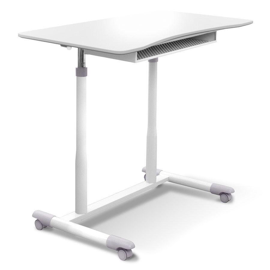 Modern Desks | Westwood Adjustable White Desk | Eurway | Adjustable In White Adjustable Laptop Desks (View 14 of 15)