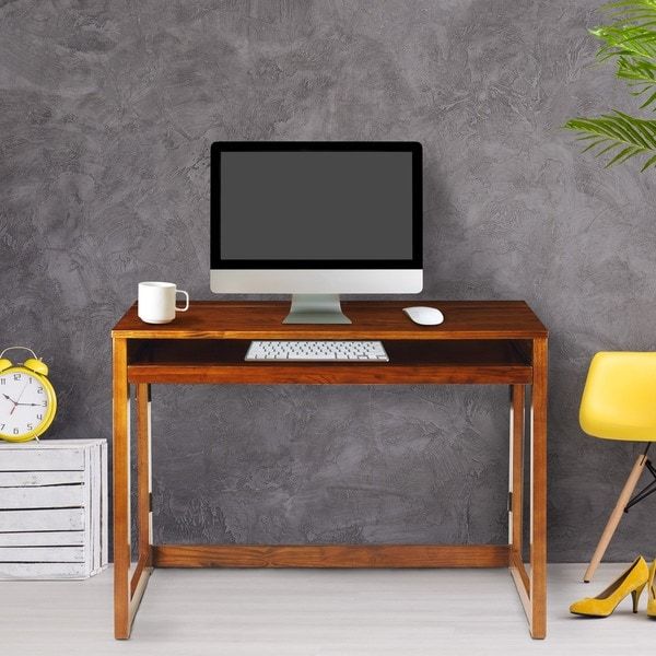 Modern Folding Desk With 4 Usb Ports – Free Shipping Today – Overstock Regarding Writing Desks With Usb Port (View 10 of 15)