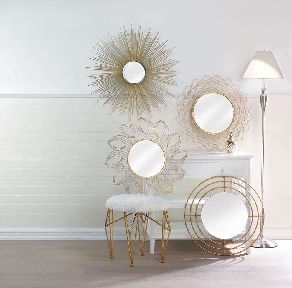 Modern Gold Wall Mirror Wholesale At Koehler Home Decor Intended For Sartain Modern &amp; Contemporary Wall Mirrors (Photo 10 of 15)