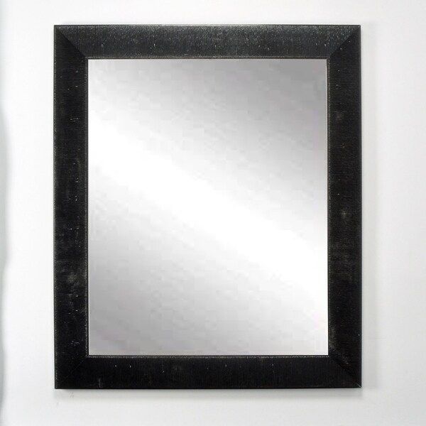 Multi Size Brandtworks Glossy Black Nordic Wall Mirror – Overstock Within Glossy Blue Wall Mirrors (View 7 of 15)