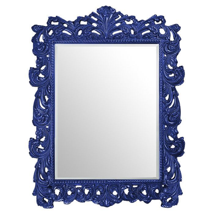 Napoleon Wall Mirror In Royal Blue | Mirror Wall, Mirror Design Wall For Royal Blue Wall Mirrors (View 3 of 15)