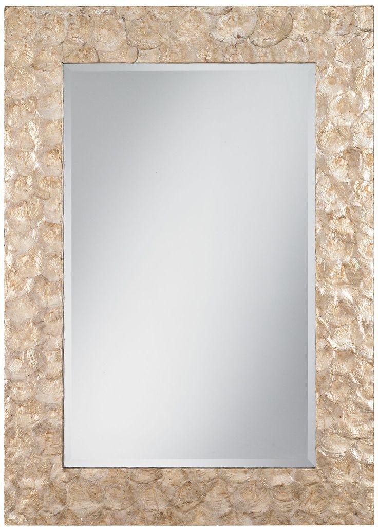 Natural Capiz Shell 40" High Wall Mirror – Eurostylelighting # In High Wall Mirrors (View 14 of 15)