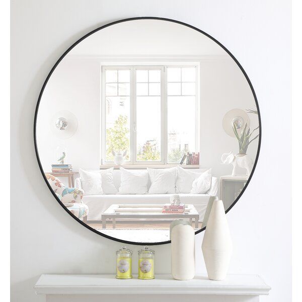 Needville Accent Mirror & Reviews | Allmodern | Decor Essentials For Knott Modern & Contemporary Accent Mirrors (Photo 4 of 15)