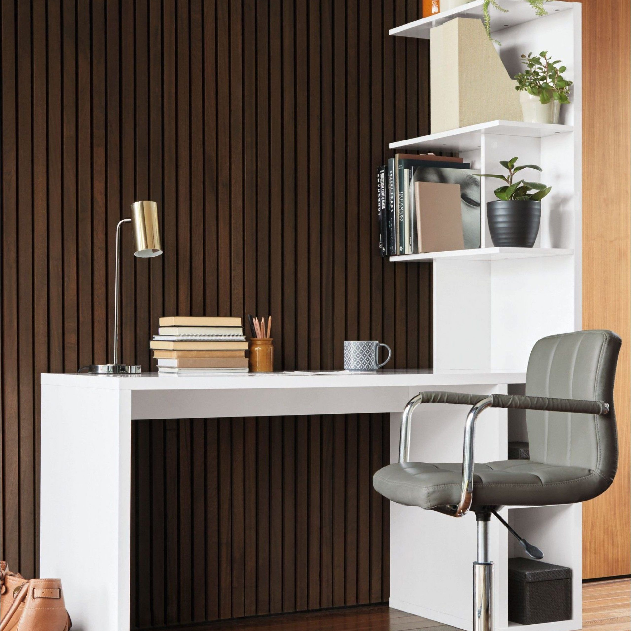 Next White Gloss S Desk – White | Furniture, Living Room Furniture Pertaining To Gloss White Corner Desks (Photo 12 of 15)