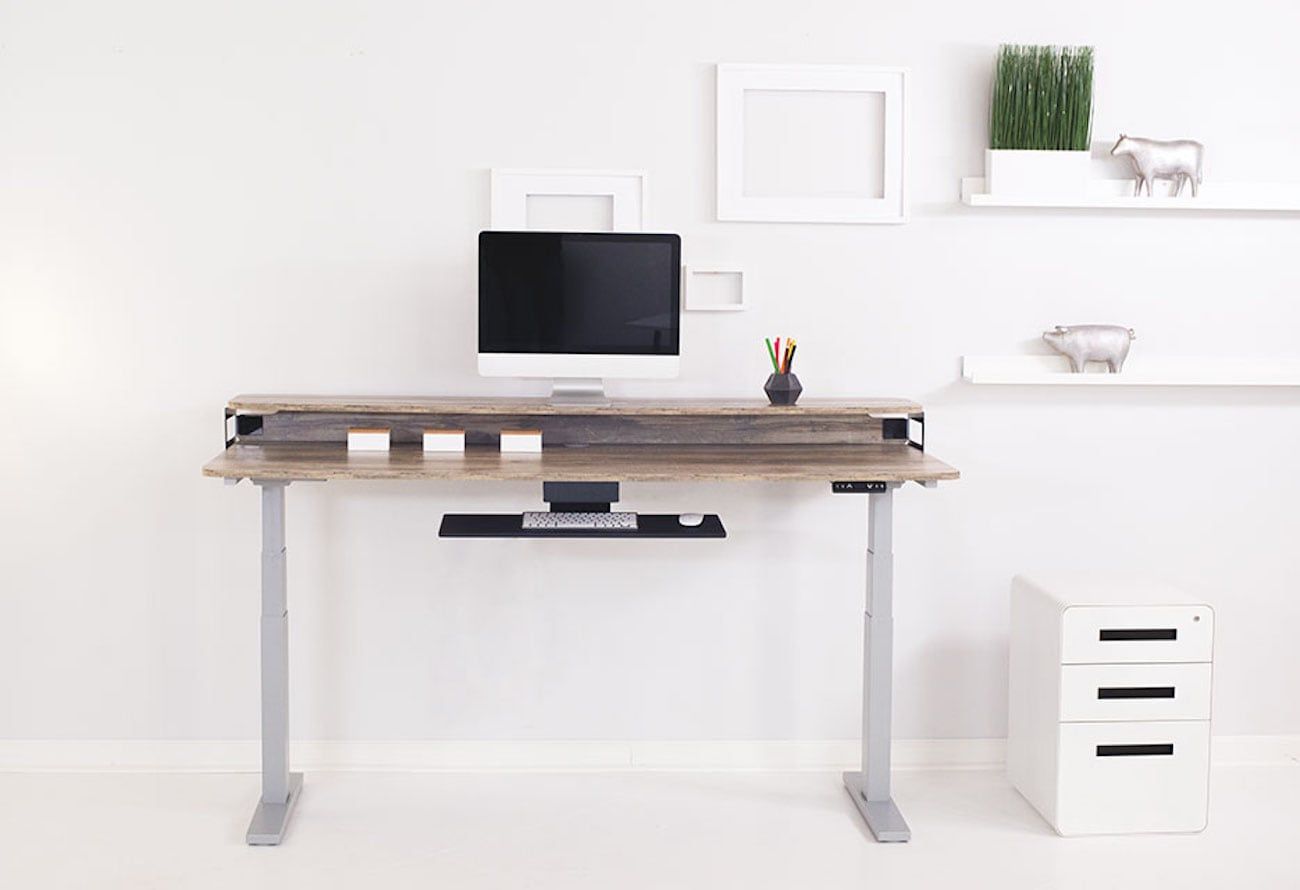 Nookdesk Adjustable Height Standing Desks » Gadget Flow Intended For Espresso Adjustable Stand Up Desks (View 15 of 15)