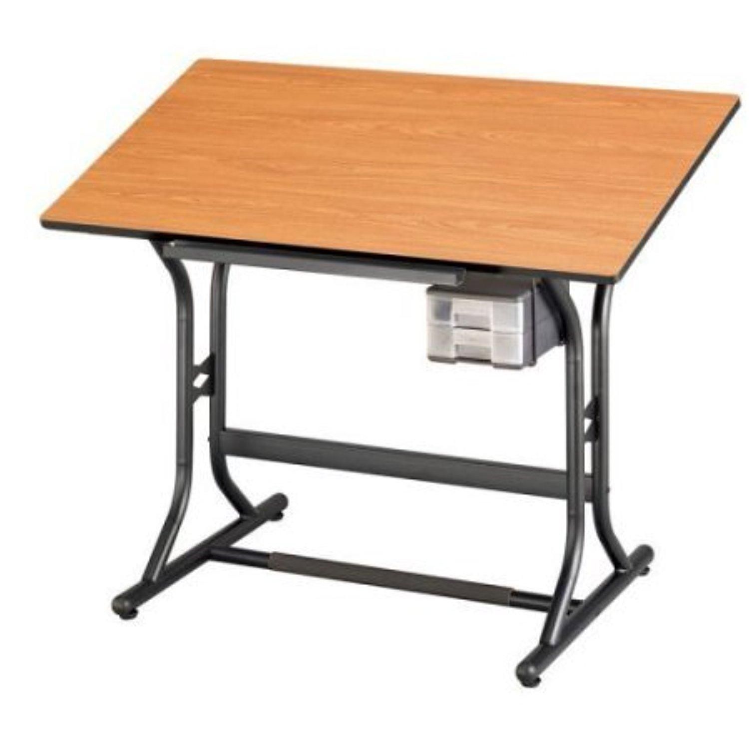 Online Store: Modern Children's Craftmaster Junior Drafting Table With Weathered Oak Tilt Top Drafting Tables (View 5 of 15)