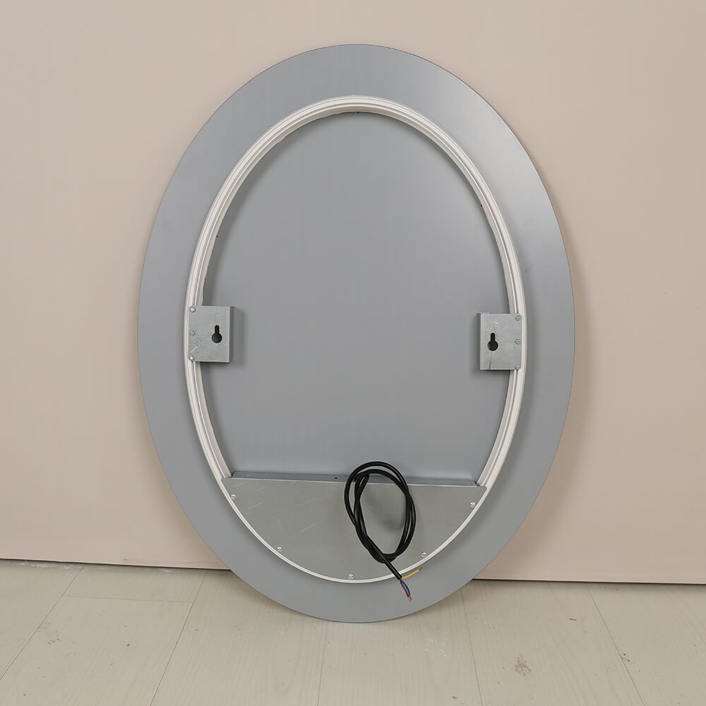 Oval Led Wall Mounted Mirror,rectangular Led Wall Mounted Mirror Wanted For Ceiling Hung Oval Mirrors (View 5 of 15)
