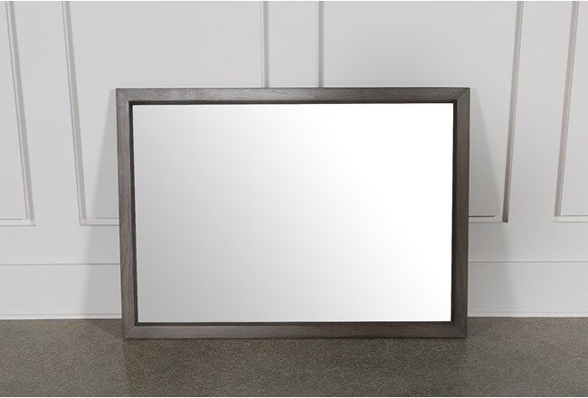 Owen Grey Mirror | Gray Mirror, Mirror, Bed Design Pertaining To Owens Accent Mirrors (View 14 of 15)