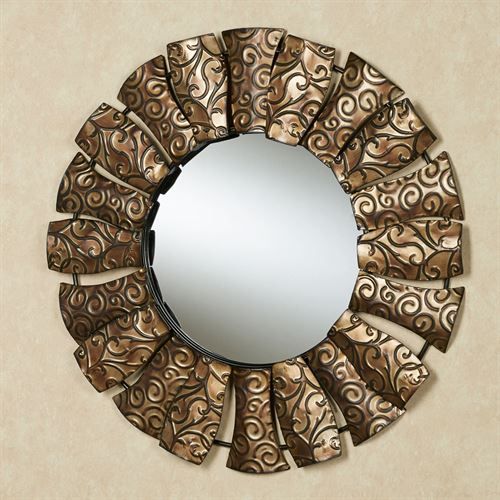 Owen Round Metal Wall Mirror Intended For Owens Accent Mirrors (Photo 4 of 15)