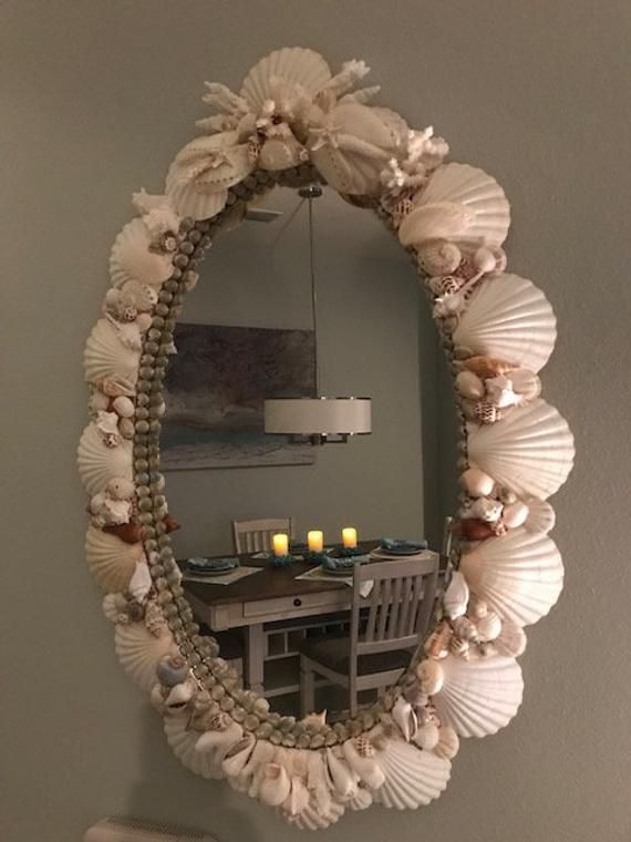 Pin On Sea Shell Mirrors Throughout Shell Wall Mirrors (View 8 of 15)