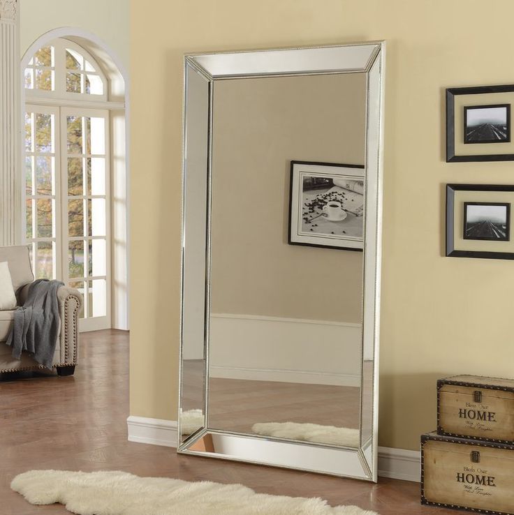 Rectangle Antique Floor Mirror & Reviews | Birch Lane | Floor Length In Full Length Floor Mirrors (View 15 of 15)