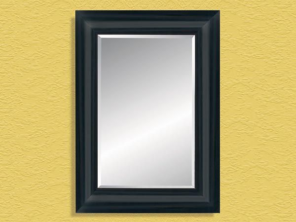 Rent The High Gloss Black Mirror | Cort Furniture Rental With Glossy Black Wall Mirrors (View 7 of 15)