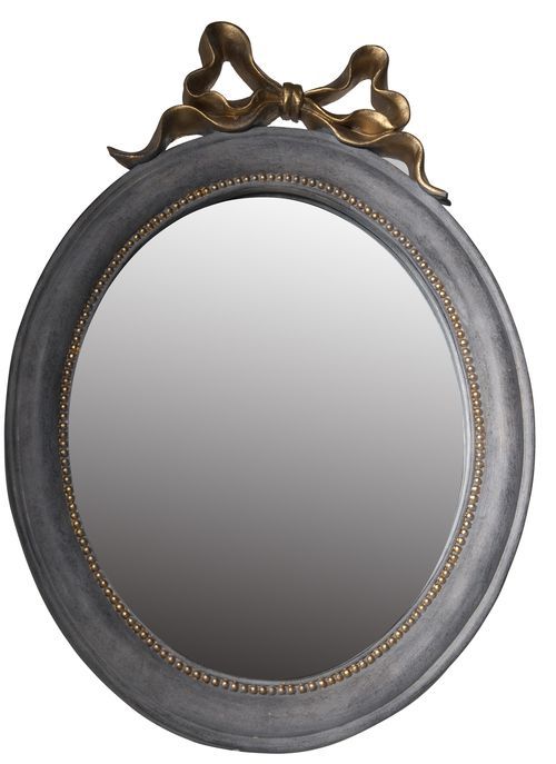 Ribbon Wall Mirror 11""x16"" | Rustic Wall Mirrors, Silver Wall Mirror Intended For Linen Fold Silver Wall Mirrors (View 14 of 15)