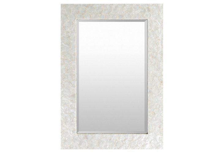 Robin Wall Mirror, White | Mirror Wall, Framed Mirror Wall, White Wall Regarding White Square Wall Mirrors (View 12 of 15)