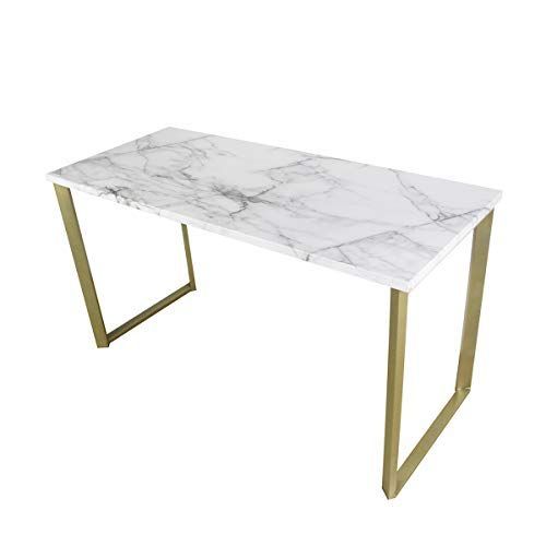 Roomfitters Marble Print Top Writing Desks/workstation Fo Https Inside Brown Faux Marble Writing Desks (Photo 10 of 15)