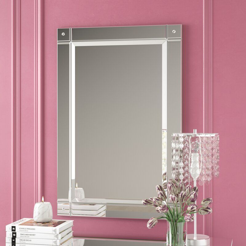 Rosdorf Park Traditional Beveled Accent Mirror & Reviews | Wayfair Intended For Hilde Traditional Beveled Bathroom Mirrors (View 9 of 15)