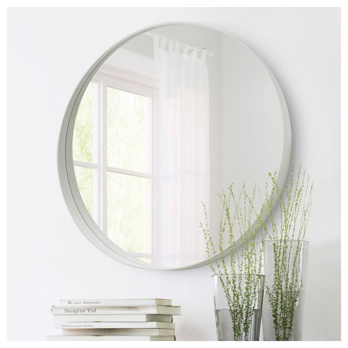 Rotsund White, Mirror – Ikea In 2020 | White Mirror, Ikea Mirror, Round For Kayden Accent Mirrors (View 14 of 15)