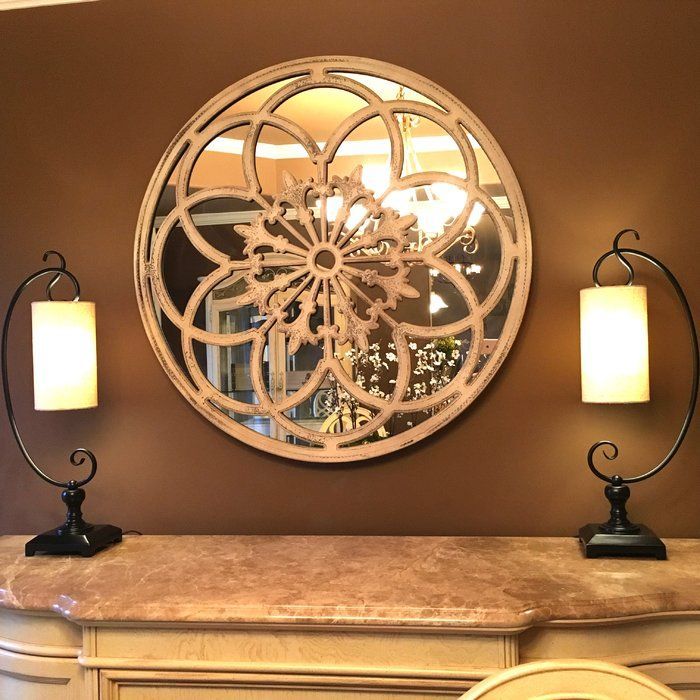Round Mirror & Reviews | Birch Lane | Accent Mirrors, Framed Mirror Within Mcnary Accent Mirrors (View 10 of 15)