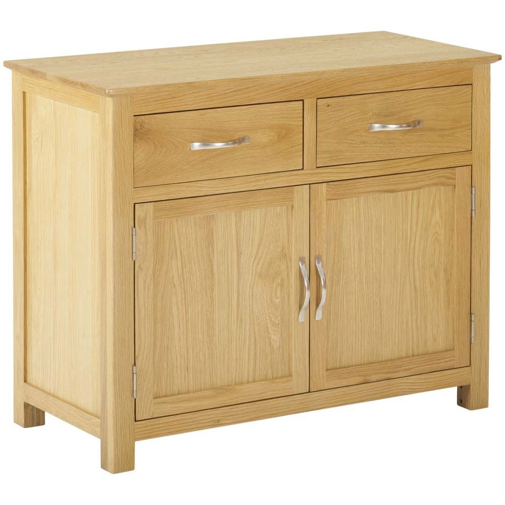 Royal Oak 2 Drawer 2 Door Sideboard | Wood Furniture Store | Grimsby Inside 2 Door Wood Desks (View 3 of 15)