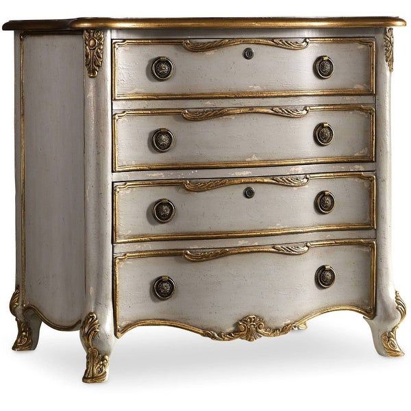Shop Hooker Furniture 5198 10466 32" Wood 2 Drawers Hardwood Filing Throughout Gray And Gold 2 Drawer Desks (View 5 of 15)