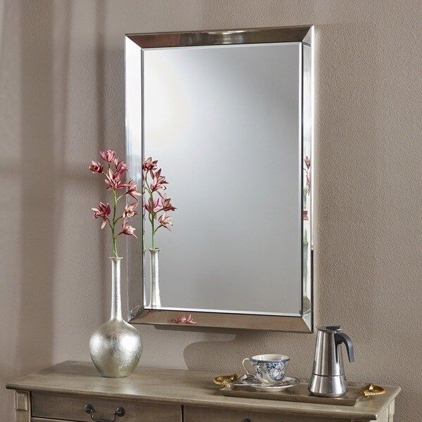 Shop Merredin Rectangular Wall Mirrorchristopher Knight Home Throughout Clear Wall Mirrors (Photo 7 of 15)
