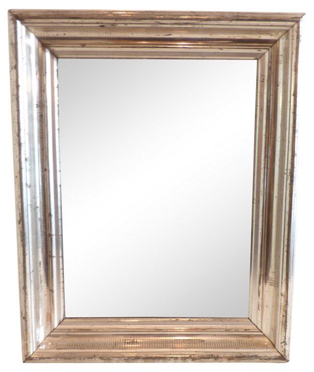 Silver Leaf Framed Mirror | Mirror, Mirror Frames, Silver Leaf Within Glam Silver Leaf Beaded Wall Mirrors (View 13 of 15)