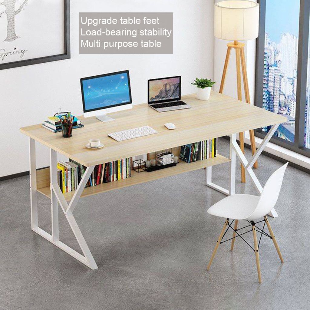 Simple Home Desk Student Writing Desktop Desk Modern Economic Computer Intended For Modern Office Writing Desks (View 9 of 15)