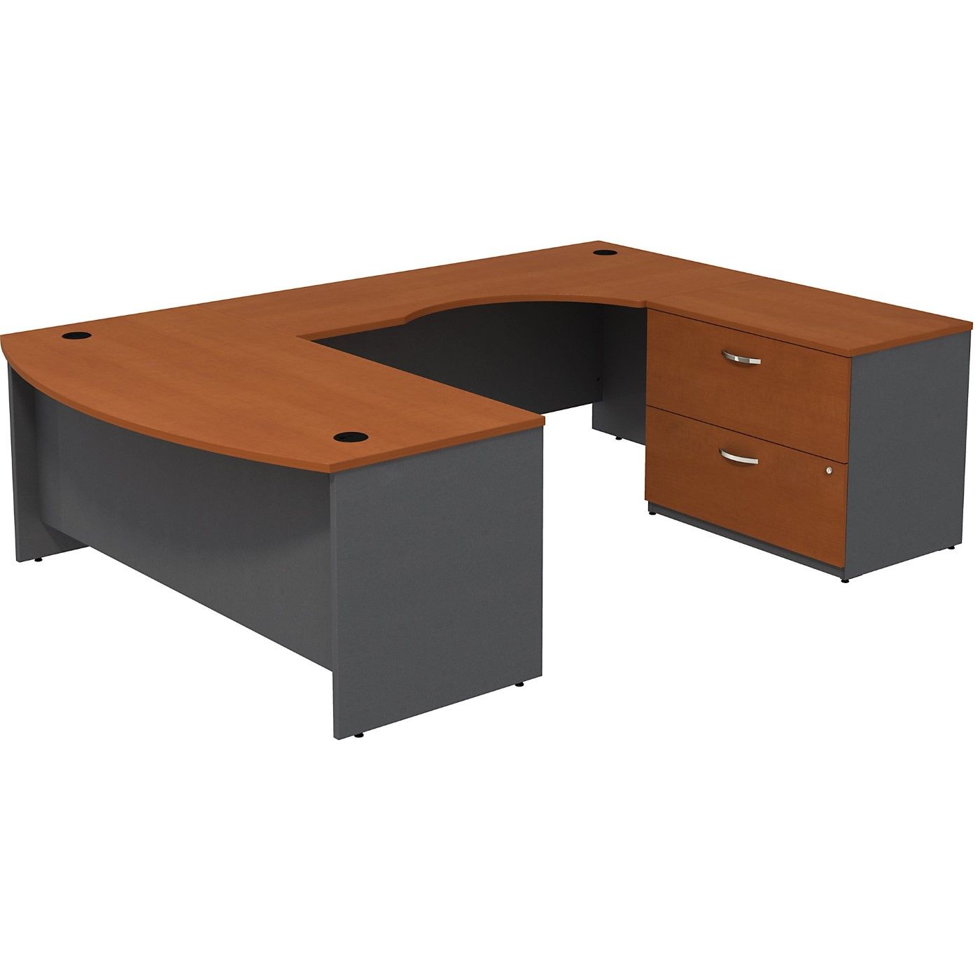 Src019aursu Bush Business Furniture | Bush Business Furniture Series C Intended For Graphite 2 Drawer Compact Desks (View 8 of 15)