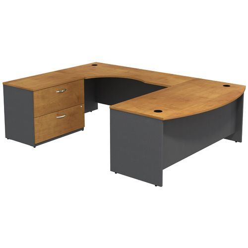 Src019nclsu Bush Business Furniture | Bush Business Furniture Series C Throughout Graphite 2 Drawer Compact Desks (View 3 of 15)
