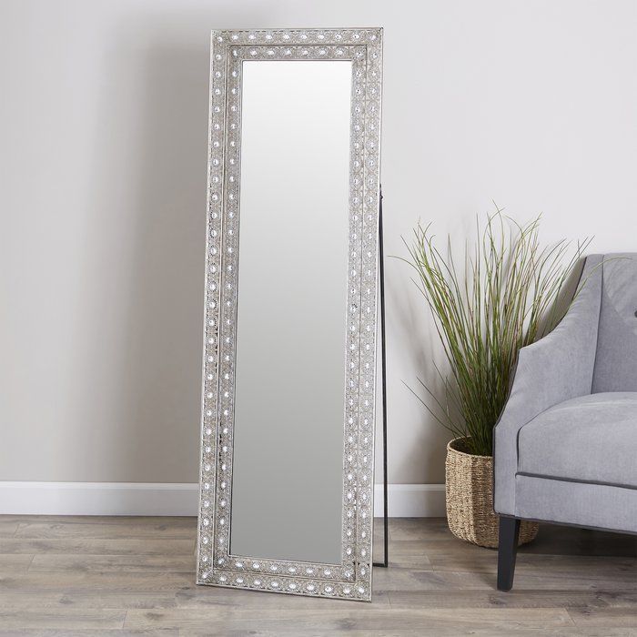 The Perfect Reflection Of Your Shimmering Style, This Jewel Encrusted For Superior Full Length Floor Mirrors (View 8 of 15)