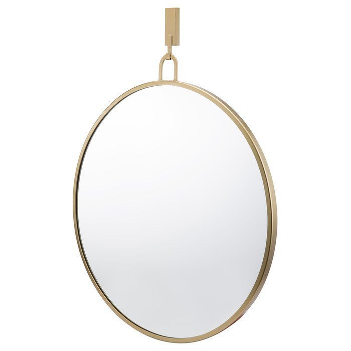 Theodore Modern & Contemporary Accent Mirror | Round Wall Mirror Throughout Levan Modern &amp; Contemporary Accent Mirrors (View 11 of 15)