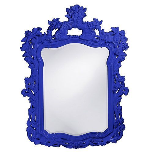 Turner Royal Blue Rectangle Mirror | Ornate Mirror, Framed Mirror Wall Throughout Royal Blue Wall Mirrors (Photo 15 of 15)