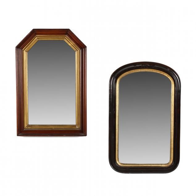 Two Victorian Shaped Wall Mirrors (lot 427 – End Of Summer Gallery Intended For Northend Wall Mirrors (Photo 6 of 15)