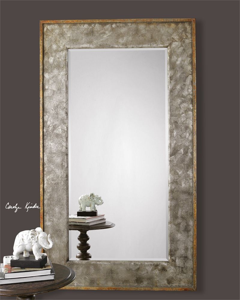 Uttermost Leron Distressed Bronze Mirror | Bronze Mirror, Mirror With Distressed Bronze Wall Mirrors (View 4 of 15)