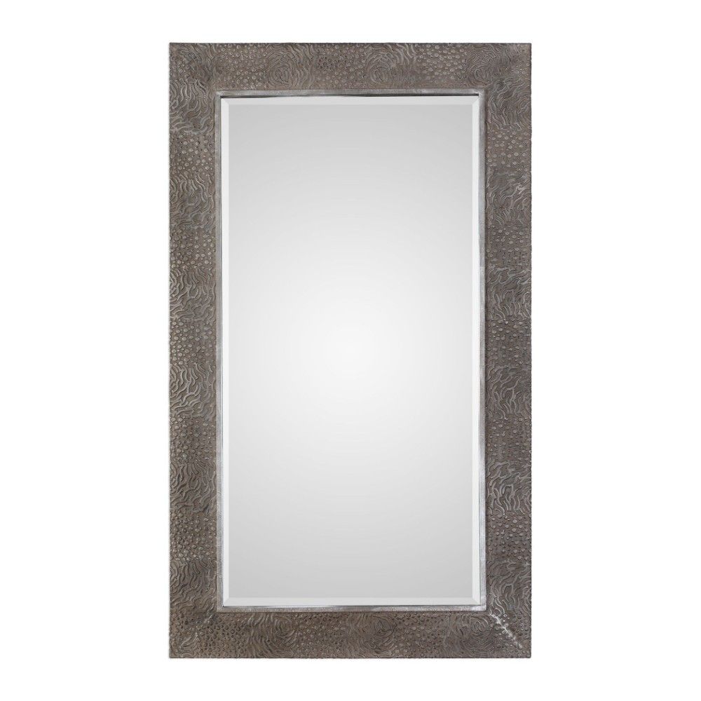 Uttermost Tigon Gray Wash Mirror Intended For Gray Washed Wood Wall Mirrors (Photo 13 of 15)