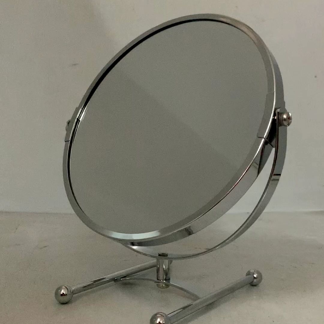Vanity Mirror Table Top Makeup Standing Cosmetic Round Magnifying Table In Sunburst Standing Makeup Mirrors (View 15 of 15)