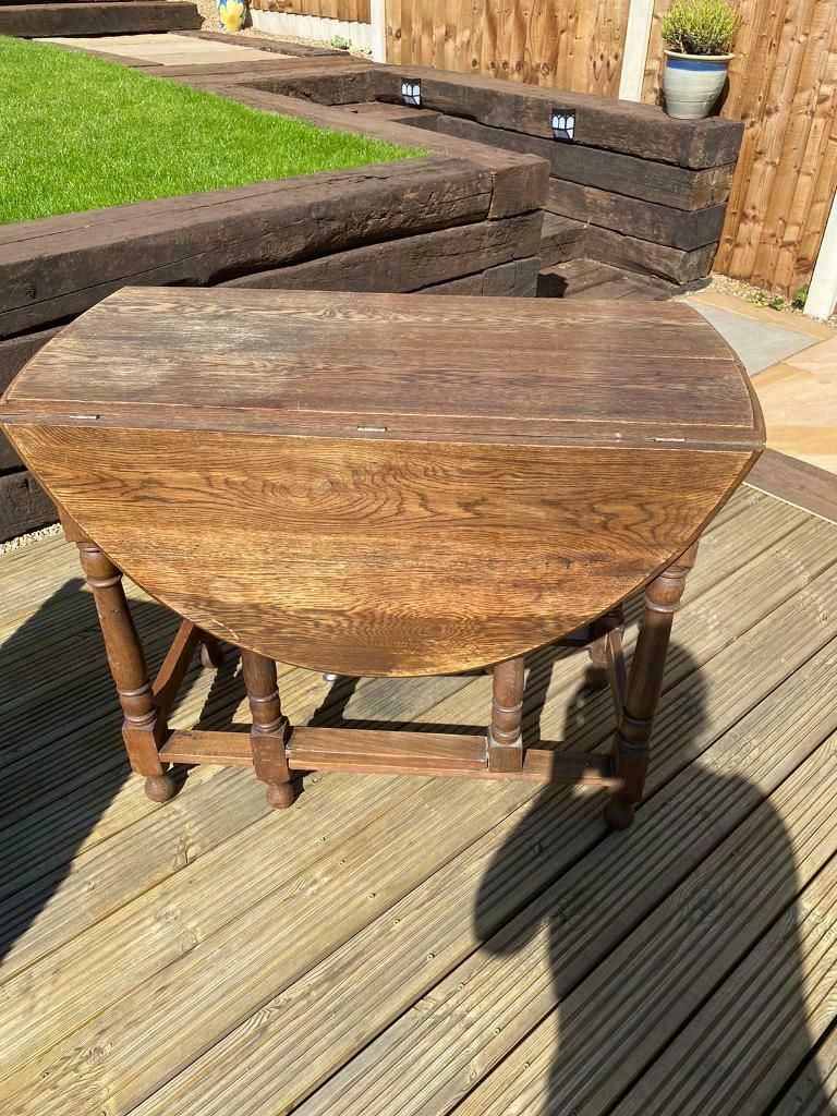 Vintage Fold Out Table | In Gedling, Nottinghamshire | Gumtree For Antique Foldout Console Tables (View 6 of 15)