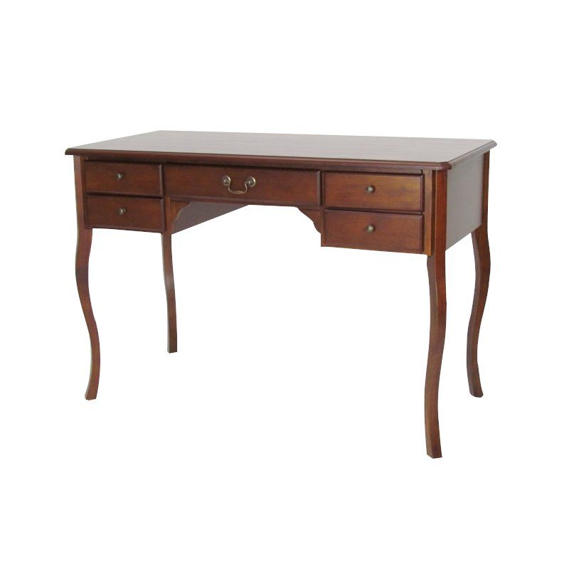 Wayborn Writing Desk In Brown – 9144 Inside Brown 4 Shelf Writing Desks (View 2 of 15)